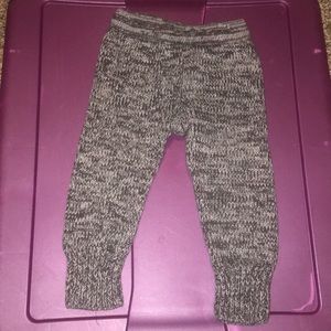 Woven leggings